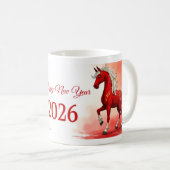 Chinesisches neues Jahr 2026 Kaffeetasse (VorderseiteRechts)