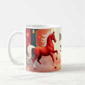 Chinesisches neues Jahr 2026 Kaffeetasse (Links)