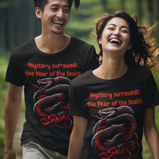 Chinesisches neues Jahr, das das Jahr der Schlange T-Shirt