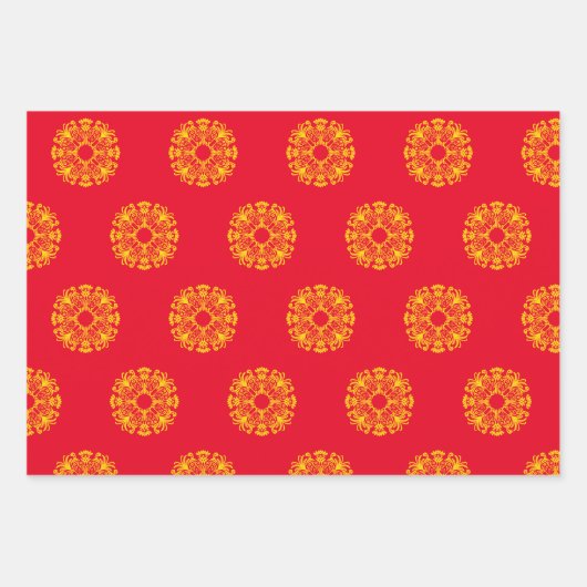 Chinesisches neues Jahr, Jahr des Tigers 2022 Geschenkpapier Set (Vorderseite 2)