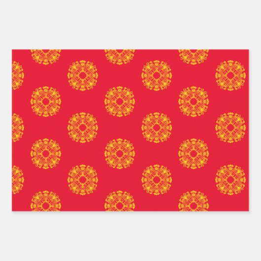 Chinesisches neues Jahr, Jahr des Tigers 2022 Geschenkpapier Set (Vorderseite)