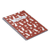 Chinesisches Neues Jahr-Kaninchenmuster Notizblock (Rechte Seite)