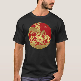 Chinesisches neues Jahr-T - Shirt-Jahr des Pferds T-Shirt