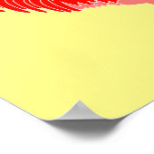 Chinesisches Neujahr 2017 Jahr der Veröffentlichun Poster (Ecke)