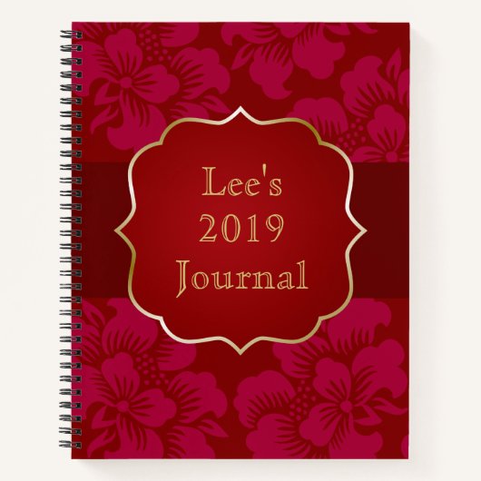 Chinesisches Neujahr 2019 Notizblock (Vorderseite)