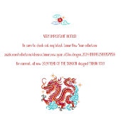 Chinesisches Neujahr 2022 Fett Papercut Tiger Red Runder Aufkleber