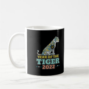 Chinesisches Neujahr 2022 - Weißer Tiger Kaffeetasse