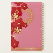 Chinesisches Neujahr 2023 Blume der Kaninchenplump Planer (Rückseite)