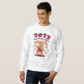 Chinesisches Neujahr 2023 - Jahr des Kaninchens Sweatshirt (Vorne ganz)
