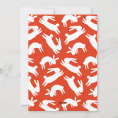 Chinesisches Neujahr 2023 Kaninchen-Foto Feiertagskarte (Rückseite)