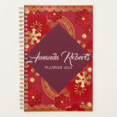 Chinesisches Neujahr 2024 Blume-Planer für die Plu Planer (Vorderseite)