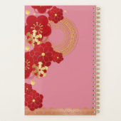 Chinesisches Neujahr 2024 Blume-Planer für die Plu Planer (Rückseite)