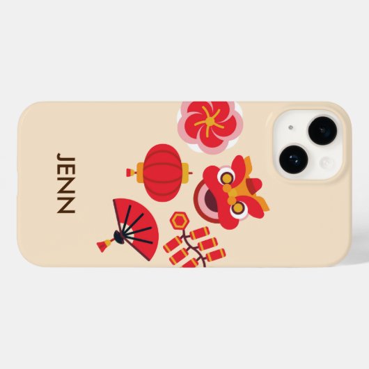 Chinesisches Neujahr 2024 Celebrate iPhone 14 Fall Case-Mate iPhone Hülle (Rückseite (Horizontal))