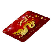 Chinesisches Neujahr 2024 Dragon Lanterns Firework Magnet (Linke Seite)