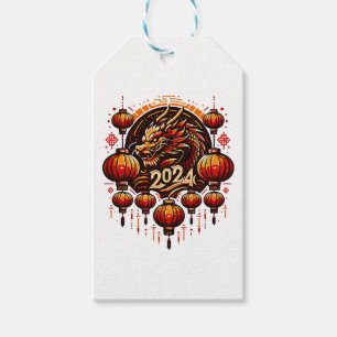 Chinesisches Neujahr 2024 Geschenkanhänger