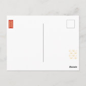 Chinesisches Neujahr 2024 Jahr des Drachen Postkarte (Rückseite)