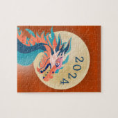 Chinesisches Neujahr 2024 Jahr des Drachen Puzzle (Horizontal)
