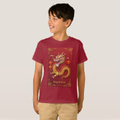 Chinesisches Neujahr 2024 Jahr des Drachen T-Shirt (Vorne ganz)