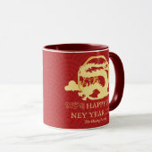 Chinesisches Neujahr 2024, Jahr des Drachen Tasse (VorderseiteRechts)