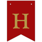 Chinesisches Neujahr 2025 Gold-Schlange Wimpelkette (Zweite Fahne)