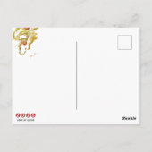 Chinesisches Neujahr 2025 - Jahr der Schlange Postkarte (Rückseite)