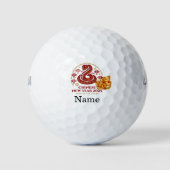 Chinesisches Neujahr 2025 Jahr des Schlange-Golf-B Golfball (Vorderseite)