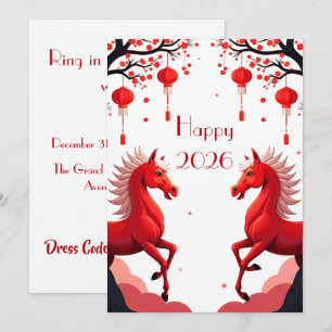 Chinesisches Neujahr 2026 Einladung