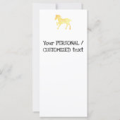 Chinesisches Neujahr 2026 Gold-HORSE 中国 传 统 年 Rot  (Rückseite)