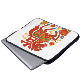 Chinesisches Neujahr 2026 Laptopschutzhülle (Vorne Knopf)