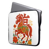 Chinesisches Neujahr 2026 Laptopschutzhülle (Vorderseite Links)