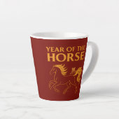 Chinesisches Neujahr 2026 Pferd Milchtasse (Rechte Ecke)