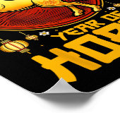 Chinesisches Neujahr 2026 Pferdefreude chinesische Poster (Ecke)