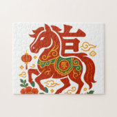 Chinesisches Neujahr 2026 Puzzle (Horizontal)