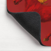 Chinesisches Neujahr 2026 Yang-Feuerpferd Mousepad (Ecke)