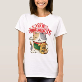Chinesisches Neujahr Calico Lucky Cat T-Shirt