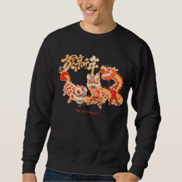 Chinesisches Neujahr der Drachenfamilie Sweatshirt