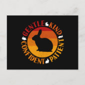 Chinesisches Neujahr der Kanincheneigenschaften Postkarte (Vorderseite)