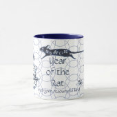 Chinesisches Neujahr der Rat Zodiac Artistic Moder Tasse (Zentrum)
