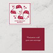 Chinesisches Neujahr der Ratte Custom Mitteilungskarte (Vorne/Hinten)
