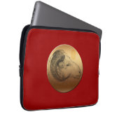 Chinesisches Neujahr der Schafe 2015 Laptopschutzhülle (Vorne Rechts)