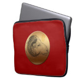 Chinesisches Neujahr der Schafe 2015 Laptopschutzhülle (Vorderseite Links)