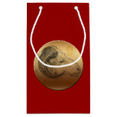 Chinesisches Neujahr der Schafe Kleine Geschenktüte (Rückseite)