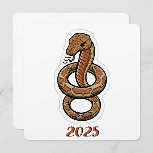 Chinesisches Neujahr der Schlange 2025 (Vorne/Hinten)