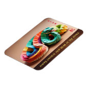 Chinesisches Neujahr der Schlange 2025 FPM3 Magnet (Linke Seite)