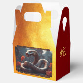 Chinesisches Neujahr der Schlange 2025 Holzkohle G Geschenkschachtel (Geöffnet)