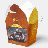 Chinesisches Neujahr der Schlange 2025 Holzkohle T Geschenkschachtel (Geöffnet)
