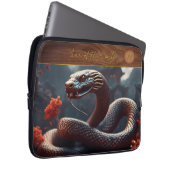 Chinesisches Neujahr der Schlange 2025 Monogram LS Laptopschutzhülle (Vorne Rechts)