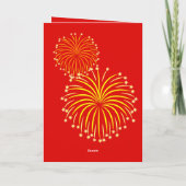 Chinesisches Neujahr der Schlange 2025 Panda Karte (Rückseite)