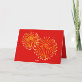 Chinesisches Neujahr der Schlange 2025 Panda Karte (Rückseite)