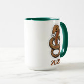 Chinesisches Neujahr der Schlange 2025 Tasse (VorderseiteRechts)